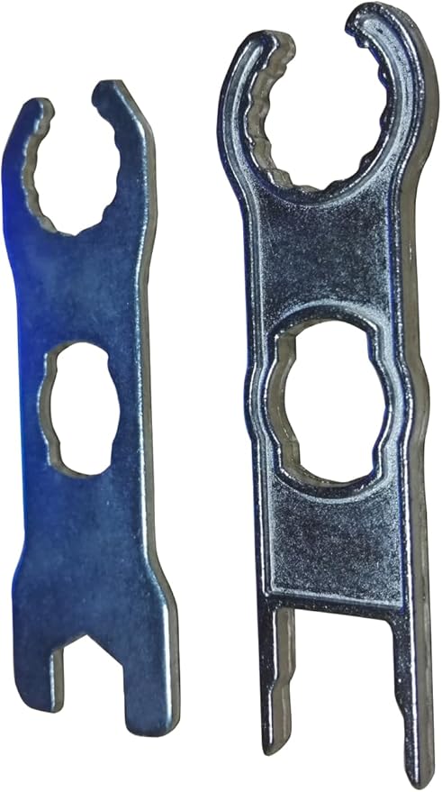 Sunway Solar Panel Connector Tool Works For Different Solar Connectors Assembly and Disassembly,Metal Spanner Wrenches Crimping Tool For Solar PV System Extension Cable Wire Kit-2Pairs