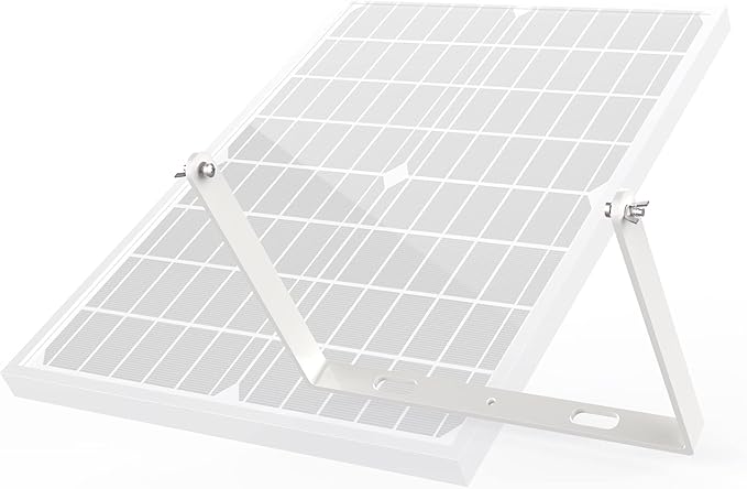 SOLPERK Solar Panel Mount, Solar Panel Stand, Angle Adjustable (0-360 Degree), Aluminum Solar Panel Mounting Brackets for SOLPERK 20W Solar Panel.