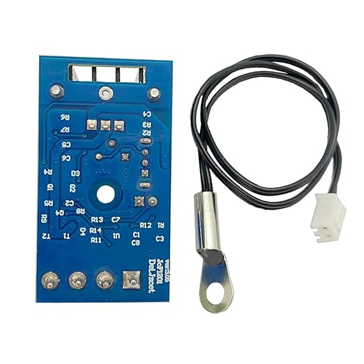 DC 12V 1A Automatic PC CPU Fan Temperature Control Speed Controller Case Fan Speed Governor with Sensor for 2 3 4 Wire Fan