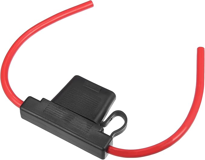 uxcell DC 12V 8 Gauge Car in Line ATC Blade Style Inline Fuse Holder with 80A Large Fuse