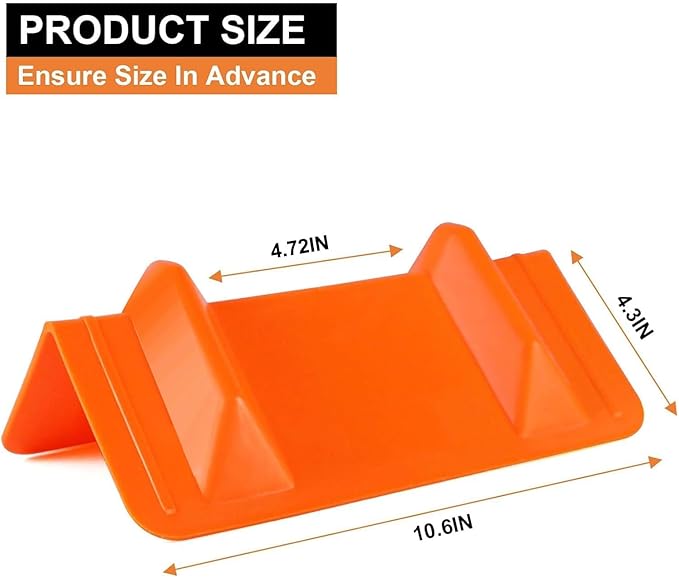 24 Pack Flatbed Edge Corner Protector for Cargo Shipping, Plastic Ratchet Strap Protectors for Tie Downs, Corner Guards for Straps Orange