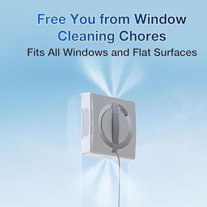 Window Cleaning Solution, 1000mL, Compatible with ECOVACS Winbot W1 PRO/W2 PRO OMNI/Winbot MINI, Window Glass Cleaner, Bluebell Scent