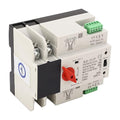 2P ATS Automatic Transfer Switch Din Rail Mounted Power Generator Changeover Switch Electrical Selector Switches AC110V 100A