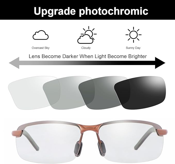 YIMI Polarized Photochromic Driving z87 Sunglasses For Men Women Day and Night safety glasses