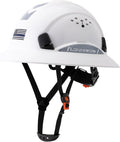 Full Brim Hard Hat Construction OSHA Approved Vented Hard Hat Cascos De Construccion Adjustable Cool Vent Work Safety Helmet for Men and Women