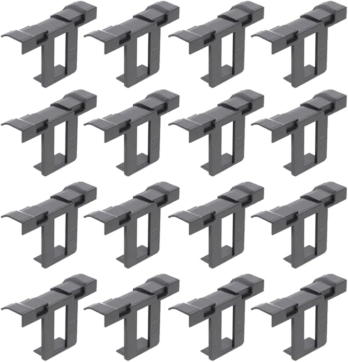 Ciieeo 20pcs 35mm Solar Panel Water Clip Photovoltaic Panel Drainage Buckle Water Drain Clamp for Outdoor Solar Module Mud Removal