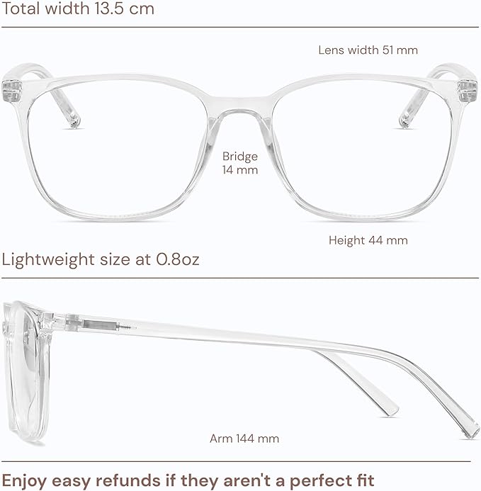 Gaoye Ultralight Blue Light Glasses for Women - Computer Protection Glasses for All Day Comfort - Anti UV Glare & Eyestrain