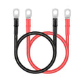 Battery Cable - iGreely 8 AWG 8 Gauge Wire Made with Tinned Copper Wire Battery Power Inverter Cables with 5/16" Lugs Terminals for Solar Panel Automotive Motorcycle RV Marine 4ft/1.2m