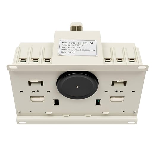 Dual Power Automatic Transfer Switch 3P 63A ATS Dual Power Generator Changeover Switch 110V Mini Electrical Selector Switches