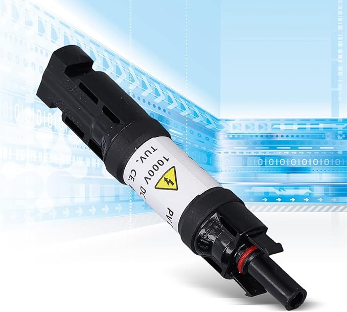30A Solar Panel PV Diode in Line Fuse Holder Photovoltaic Connectors 1000V IP67 Male Female Waterproof Cable Blocking 30 Amps (30A)