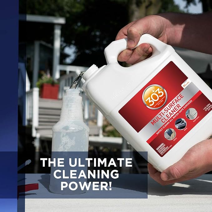 303 Multi Surface Cleaner Spray, All Purpose Cleaner for Home, Patio, Car Care and Outdoor, 128 fl. oz.