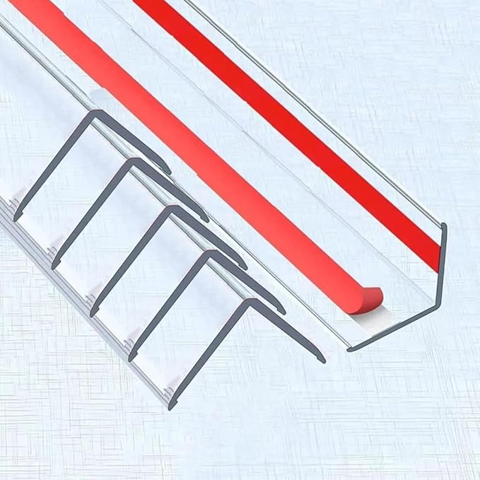 Clear Self-Adhesive Wall Corner Guards Walls Edge Protector & Corner Protectors for Wall, Furniture Corner, Door Easy to Install for Baby (6, 1.2in x 39.5in)