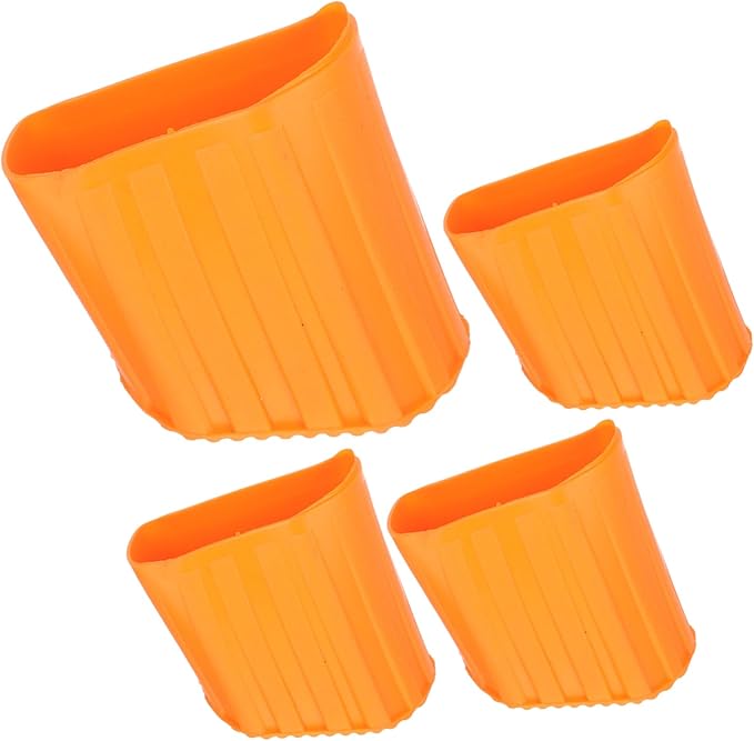 Angoily 4sets Ladder Feet Pads Ladder Leg Protective Covers Non-Slip Plastic Feet 4pcs*4
