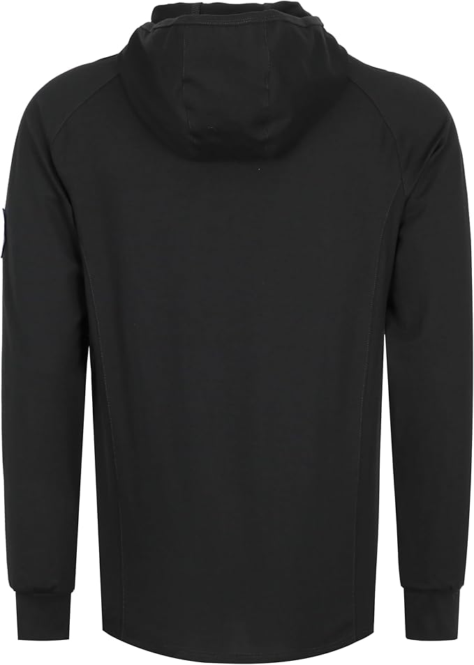 BOCOMAL FR Hooded T Shirts Chest Pocket Fire Resistant Summer Hoodie NFPA2112 CAT2 Flame Retardant FRC Welding Work Shirt