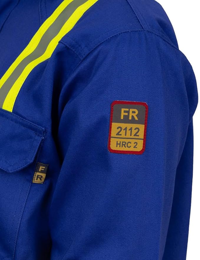 Flame Resistant High Visibility Hi Vis FR Shirt - 100% C - 7 oz