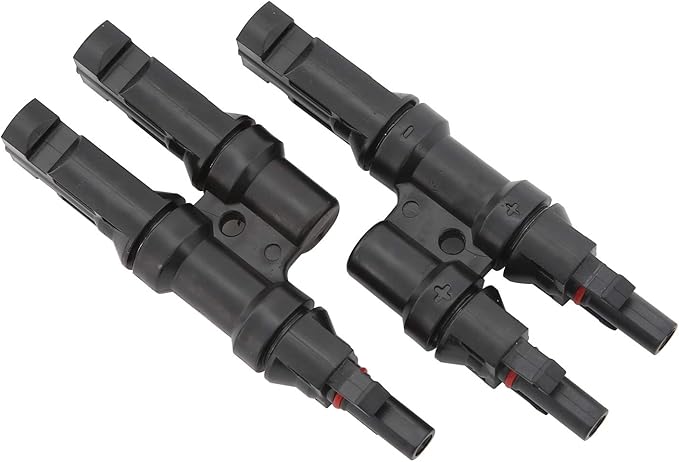 Homend Solar Panel Tools Kit Assembly Including 10 Pairs Female and Male Connectors, 2 Pieces Spanner, Y Branch Connector and Solar Crimping Tool