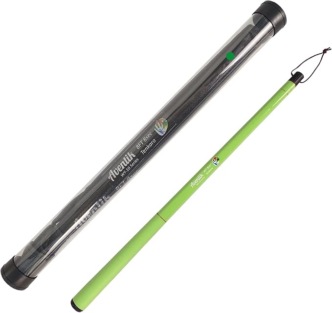 Aventik FreshStart Tenkara Rod in 7ft/8ft, Complete Beginner Tenkara Rod Kit, 24T Carbon Fiber, Easy to Cast Flexible Durable Lightweight and Compact