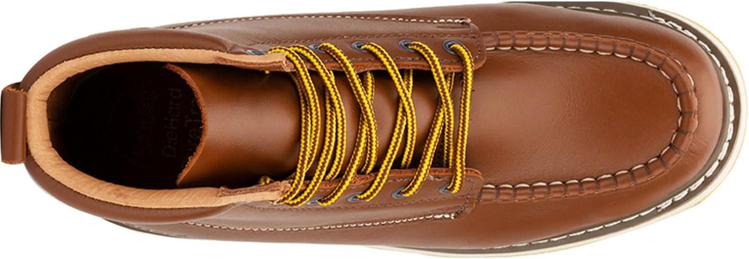 Men's SureTrack 6" & 8'' Leather Soft Toe Work Boot for Men, Welt Construction, Oil/Slip Resistant, Wedge Sole, Moc Toe Men's Work Boots, EH, 84994 & 86994