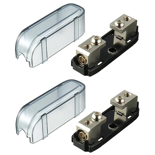 Mini ANL Fuse Holder - Midi Fuse Holder for Automotive Marine (2 Pcs)