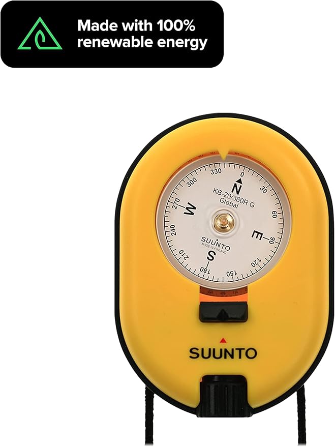 SUUNTO KB-20 Compass: Floating, Light-Weight Hand-Bearing Compass