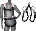 AFP Demon Comfortable Fall Protection Harness Kit – OSHA/ANSI PPE Full Body Safety Harness for Construction Work