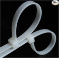 Heavy Duty Cable Ties 24 Inch 50 Pack, UV Resistant Outdoor Zip Ties with 200 lbs Tensile Strength, Self-Locking White Nylon Ties for Indoor Outdoor Electrical Wiring, Gardening QCSJALM