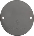 Sealproof Round Metallic Blank Weatherproof Outlet Cover, UL Listed, Bronze