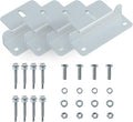 JJN Solar Panel Mount Z Brackets, 1 Set 4 Units Solar Panel Mounting Brackets, Lightweight Aluminum Corrosion-Free Mounts for RVs Boats Trailers Yachts and Other Off Gird System Installation