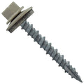 Metal Roofing Screws: (250) 10 x 1-1/2" Ash Gray Hex Head Sheet Metal Roof Screw. Self Starting Metal to Wood siding Screws. EPDM Washer. Colored Head