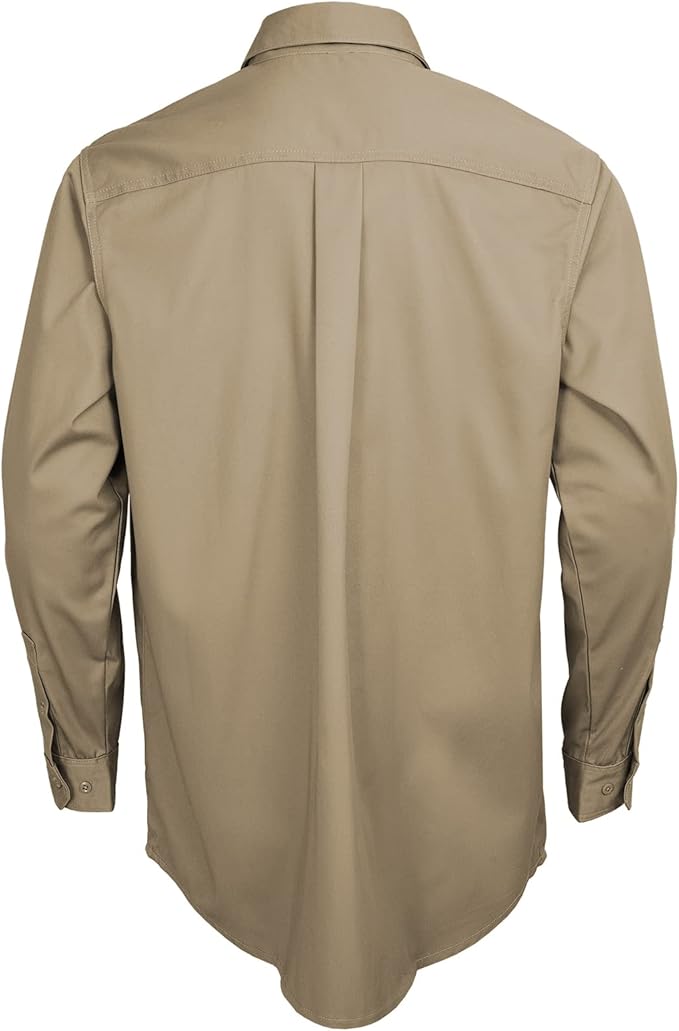 100% Cotton Mens Fr Shirts 7.5oz Flame Resistant Shirts NFPA2112 Men's Fire Retardant Welding Shirts