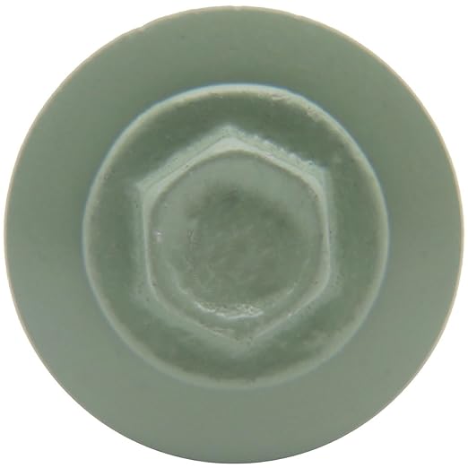 Metal Roofing Screws: (250) 12 x 2 Patina Green Hex Sheet Metal Roof Screw. Sharp Point Metal to Wood siding Screws. 5/8" EPDM Washer