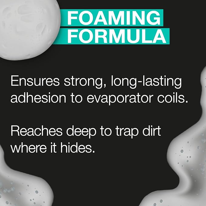 ERRECOM Evap Coil F+, Air Conditioner Foam Cleaner, NSF Certified (K4), 400 mL Aerosol Can