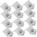 12pcs Metal Solar Panel Clip Bracket Solar Panel Support Easy Installation for Outdoor Use Weather-Resistant Design