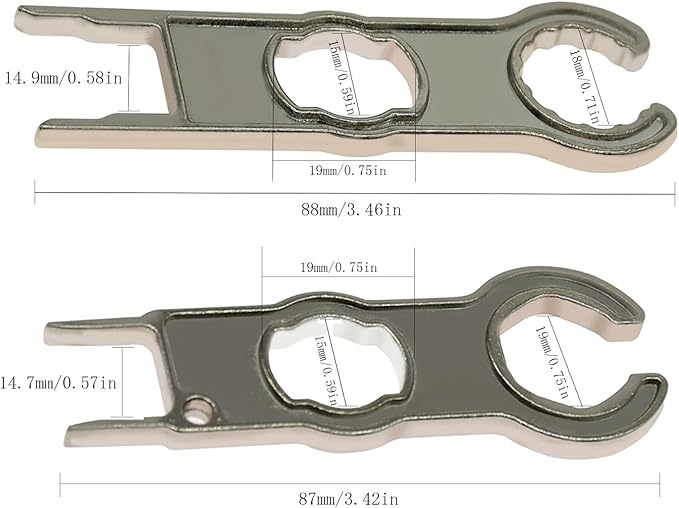 Solar Connector Wrench, Metal, Aluminum, Zinc