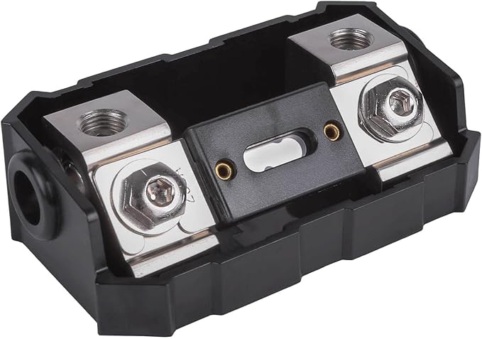 Skar Audio 1/0 or 4 Gauge Pro Series in-line ANL Fuse Holder (SK-Fuse-BLK-PROANL)