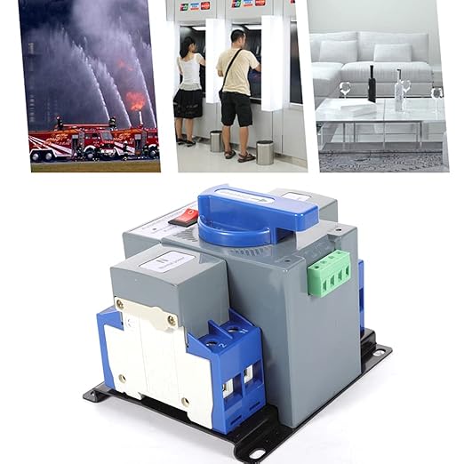 Dual Power Automatic Transfer Switch 110V 2P 63A Generator Changeover Switch 50/60Hz