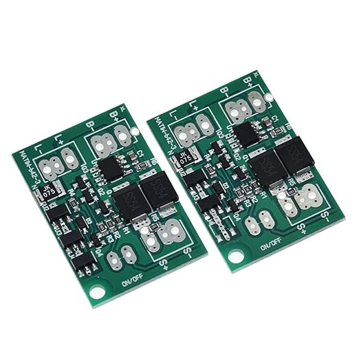 HiLetgo 2pcs Solar Panel Automatic Control Switch 1000mA Solar LED Lamp Control Board Courtyard Garden Lamp Control Switch 3.7V Constant Current Drive Charging Discharging Protection