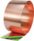 GOORY Copper Flashing 24 Gauge - 6in x 20ft 0.02"(0.51mm) Thickness Roof Flashing Roll - 99.95+% Pure Copper Sheet Metal ASTM B152 - Roofing Repair DIY Project Contractor Jewelry Crafts
