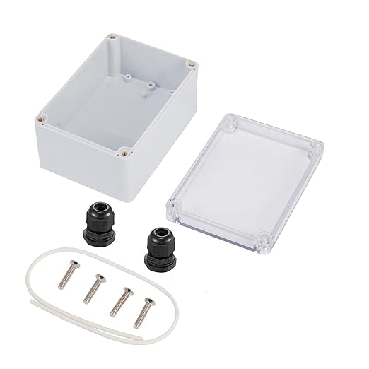 68x58x33mm ABS Plastic Junction Box, Waterproof IP65 Electrical Enclosure Box Universal Project Connection Box with PC Transparent Clear Cover 2.7x2.3x1.3 inch(68 x58 x33 mm)¡­