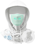 3 in 1 Summer Cooling Balaclava Hood Face Mask with Ear Loops Men Women Sun UV Protection Breathable Full Head Cover