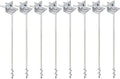 Ground Anchors Screw In - 24" Set of 4,6,8 with Brackets and Drill Bit - Earth Anchors - Mobile Home Anchors - Storage Shed Anchor Kit - Swing Set Anchors for Metal Swing Set - Playset Anchors - Ties