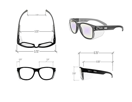 MAGID Anti-Fog Polycarbonate Safety Glasses, 1 Pair, Y50