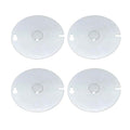 4 Packs Round Electrical Box Cover with 1/2 Inch Knockout, 4 Inch Metal Junction Box Covers, Flat Outlet Box Cover for 4 inch Octagonal Box and Round Box