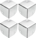 uxcell Metal Box Corner Protectors Box Edge Guard Protector 50 x 50 x 50mm Silver Tone 16pcs for Table Corners and Desk Corners