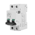 2P C65H-DC 250V DC Miniature Circuit Breaker DIN Rail Photovoltaic Switch for Solar Panels Grid System White(40A) (25A)