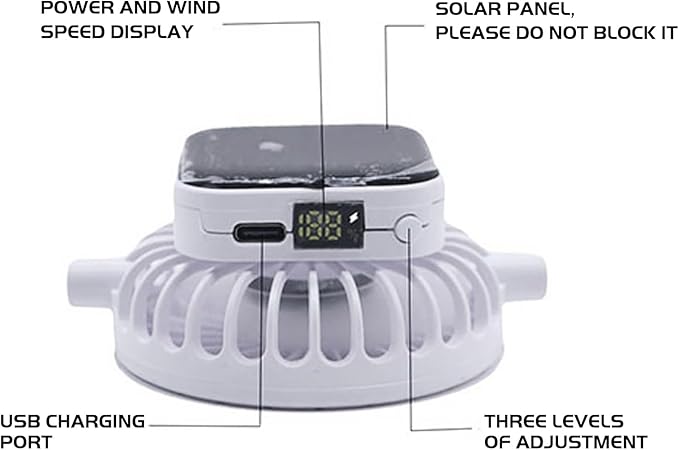 Men Women Solar Powered Fan Hat Cooling Baseball Hat Fishing Camping Beach Hats with Solar Fans Summer USB Charging Sun Hats