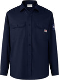 Ubon FR Shirts for Men Flame Resistan Welding Shirt FRC Work Shirt Long Sleeve Welder Shirts 7.5 Oz