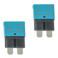 15A DC 12V-14V Auto Reset Circuit Breaker ATC/ATO Low Profile T1 Mini Blade Fuses Breakers for Car Trucks Marine Boat RV Solar and More,2 Pack