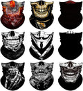 Venswell Neck Gaiter Face Mask Men Women,Seamless Bandana Rave Face Cover Scarf Mask,Balaclava,Headband, Head Wrap,Headwear
