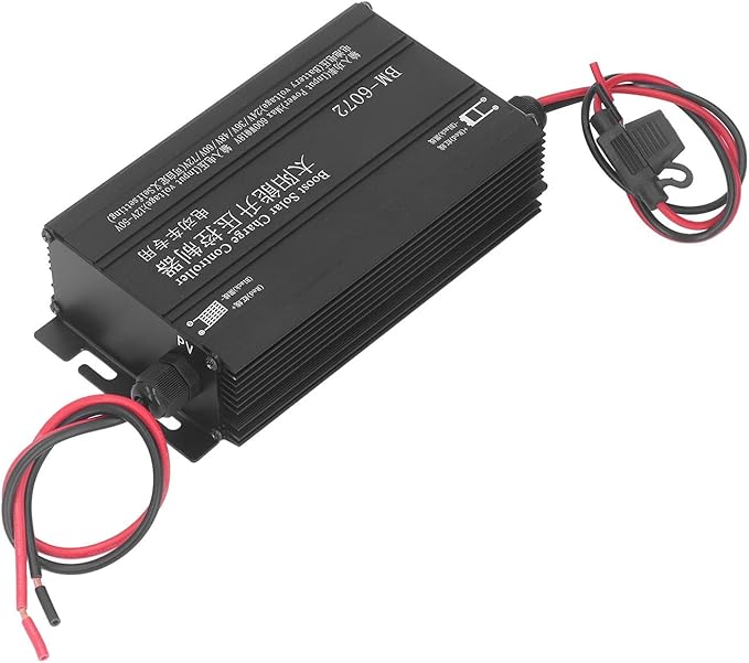 Boost Solar Charging Controller, 600W MPPT Step Up Solar Charging Controller 12‑50V Input for 24V 36V 48V 60V 72V Batteries